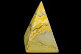 Polished Bumblebee Jasper Pyramid - Indonesia #114989-1